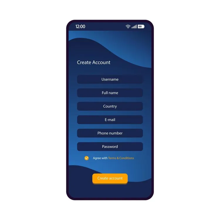 Jilievo Account Registration Form