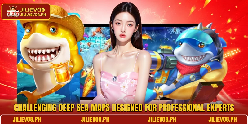 Challenging deep sea maps designed for professional experts