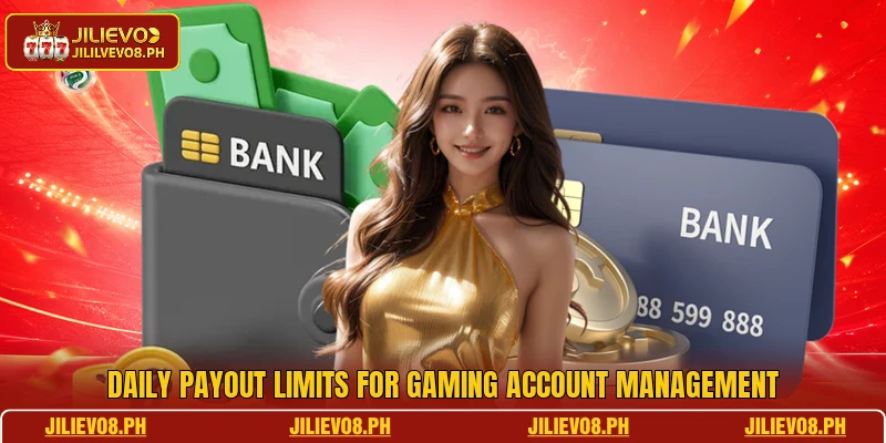 Daily payout limits for gaming account management