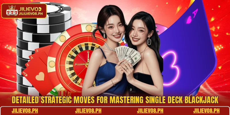 Detailed strategic moves for mastering Single Deck Blackjack