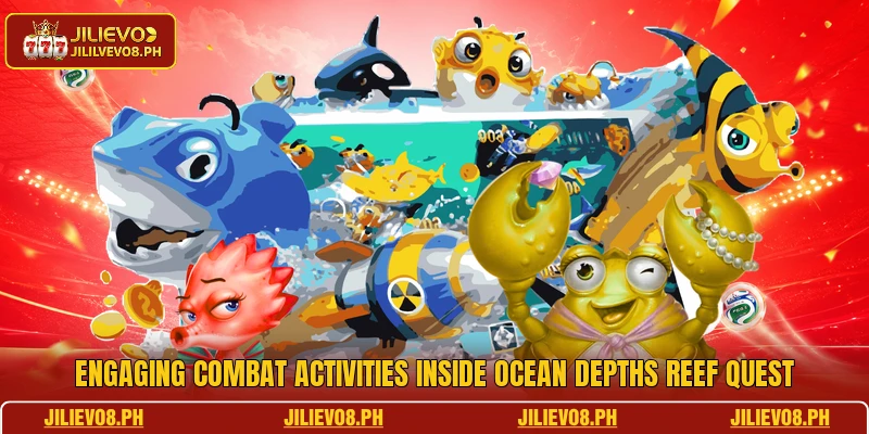 Engaging combat activities inside ocean depths Reef Quest
