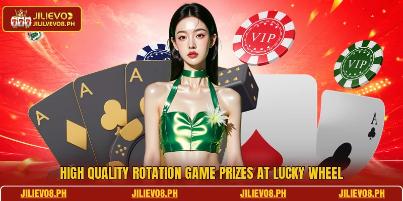 High quality rotation game prizes at Lucky Wheel