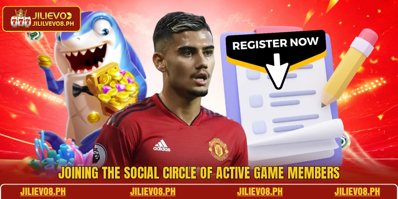 Joining the social circle of active game members