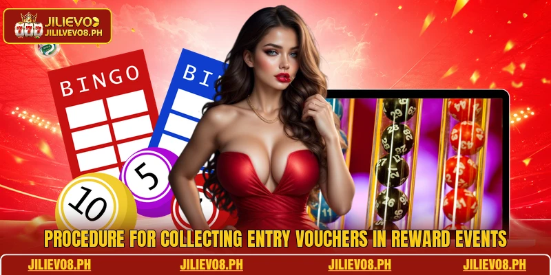 Procedure for collecting entry vouchers in reward events