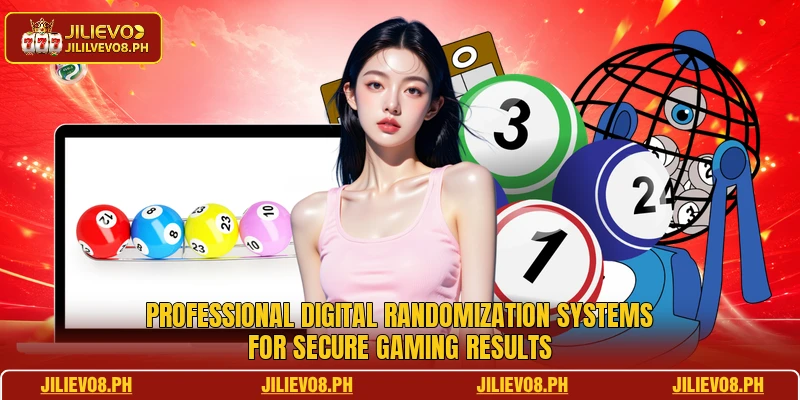Professional digital randomization systems for secure gaming results