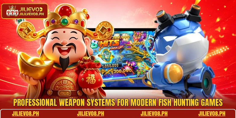 Professional weapon systems for modern fish hunting games