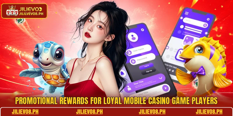 Promotional rewards for loyal mobile casino game players