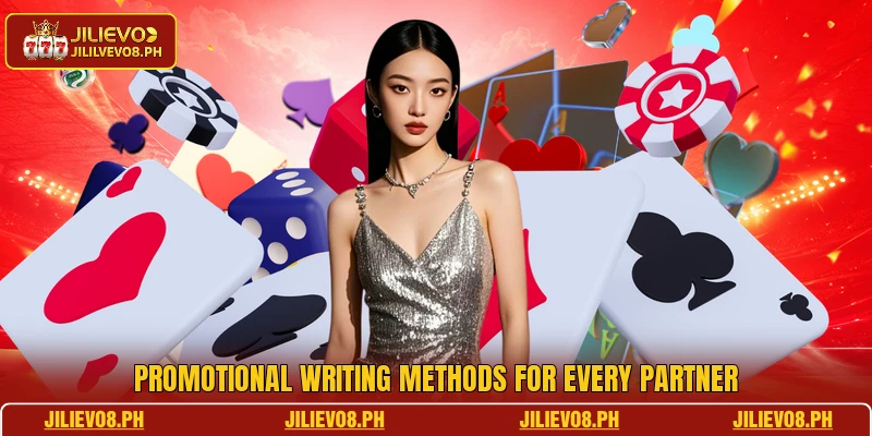 Promotional writing methods for every partner