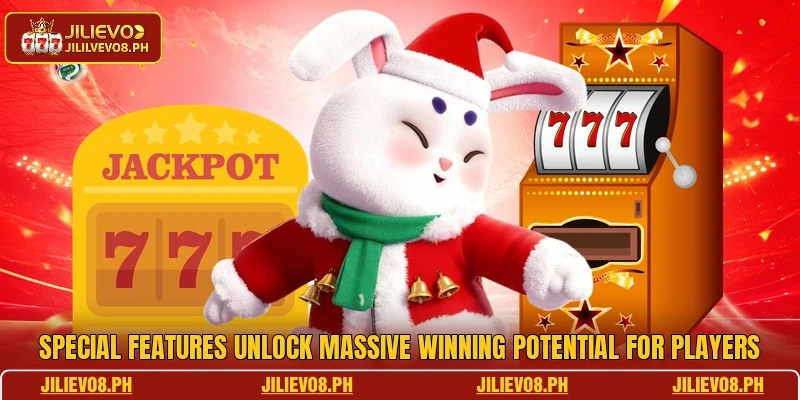 Special features unlock massive winning potential for players