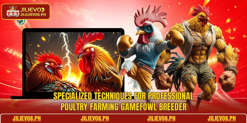 Specialized techniques for professional poultry farming Gamefowl Breeder