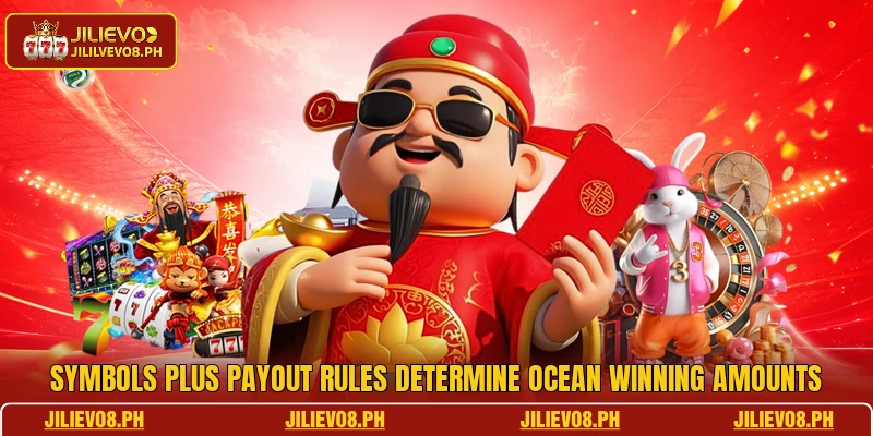 Symbols plus payout rules determine ocean winning amounts
