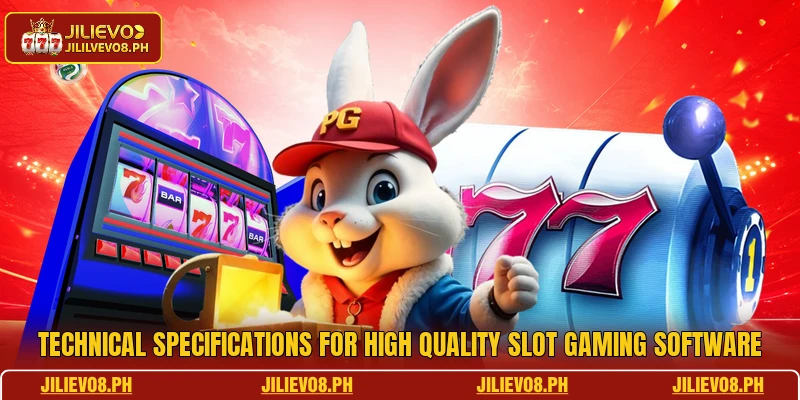Technical specifications for high quality slot gaming software